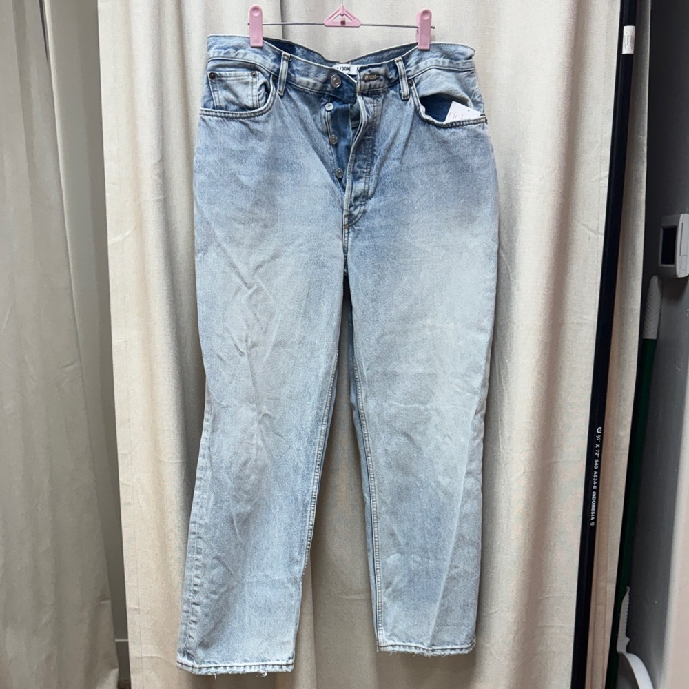 Re/Done Women's Straight Leg Jeans - Vintage Playa - Picture 2 of 6
